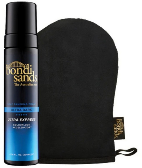 호주 Bondi Sands 셀프 태닝 폼 1 Hour 익스프레스 + 태닝장갑, 1개, 200ml