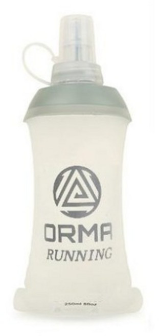 ORMA 소프트플라스크 러닝 등산 물통 달리기 스포츠 오르마 물병, 1개, 250ml, 투명