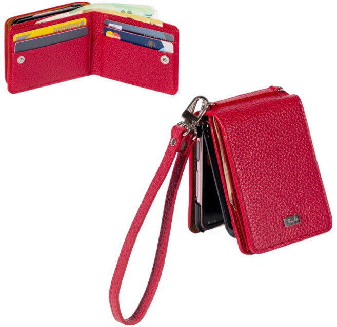 본아띠 메티스 천연소가죽 토고 지갑 갤럭시 Z플립5 케이스