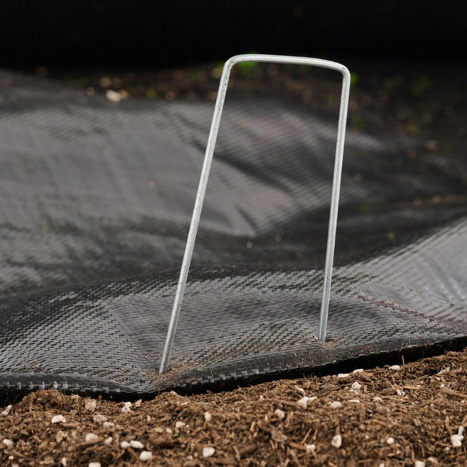 풍곡당 제초매트 잡초방지 매트 농업용부직포 멀칭 고정핀 (대) 2.8T, 1000개