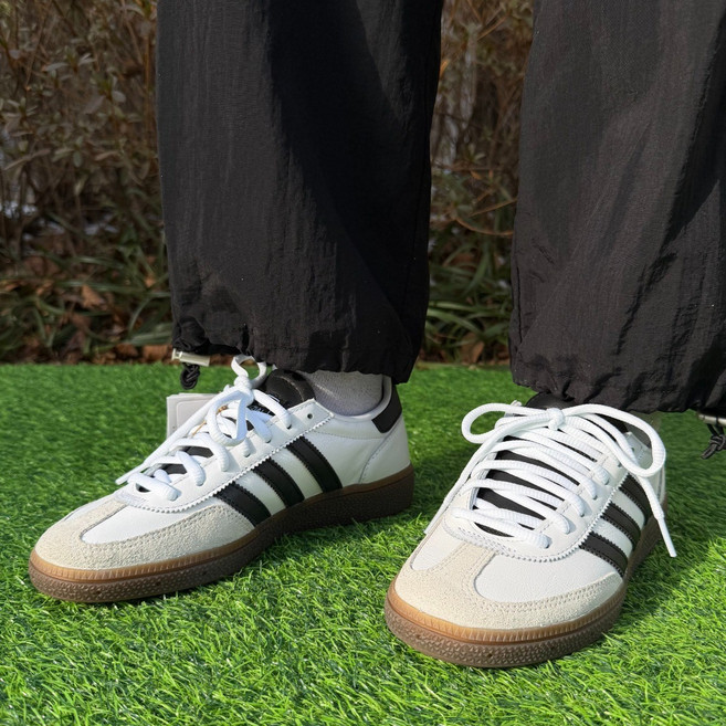 아디다스 오리지널 남여공용 핸드볼 스페지알 패션 천연가죽 스니커즈 여성 남성 학생 커플 운동화 레더 화이트 블랙