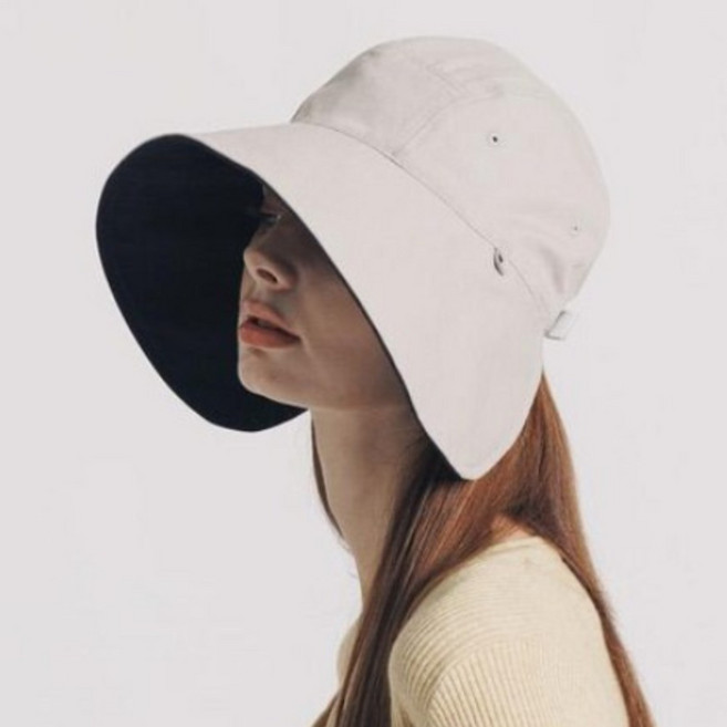 서프코코스 얼굴소멸 리버시블 코튼 보닛햇 와이드 벙거지 모자