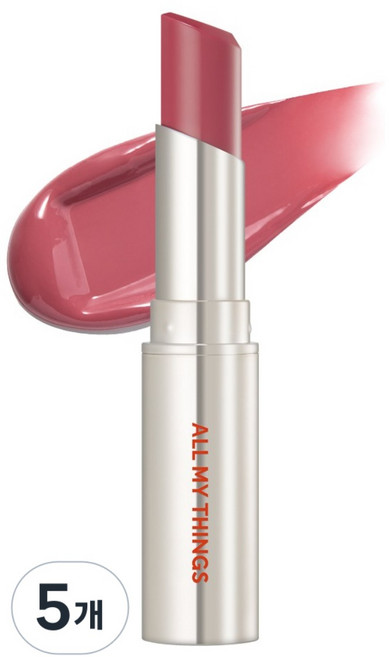 올마이띵스 AMTS 아임 유어 립틴트 무펄 립스틱, #01 모브핑크, 3.4g, 5개