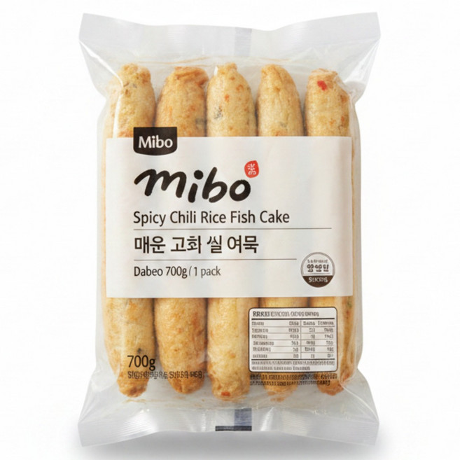 [미보어묵] 땡초 쌀 어묵 (대보700g), 700g, 1개
