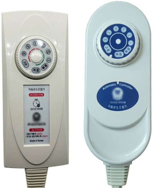NEW 전기요 전기매트 자동 온도조절기 4구/4핀 한일전기곰, 1개