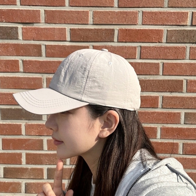 아르제 얼굴작아보이는 러닝 모자 남자 여자 초경량 볼캡 등산 스포츠 대두 빅사이즈, 소프트아이보리