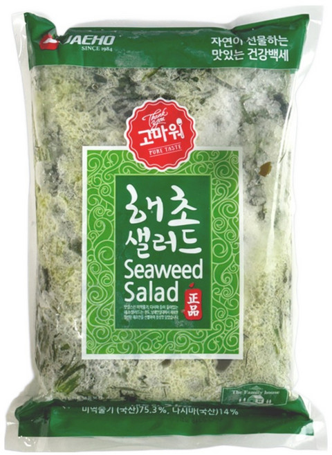 [굿챈스]해초샐러드 2kg 국내산 미역 다시마 해초, 1개