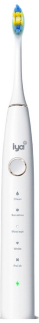 IYA 이야 음파 전동칫솔 ISB-2202 초음파 교정 치석 미백 휴대용 칫솔, 이야 음파 전동칫솔 ISB-2202 화이트, 1개