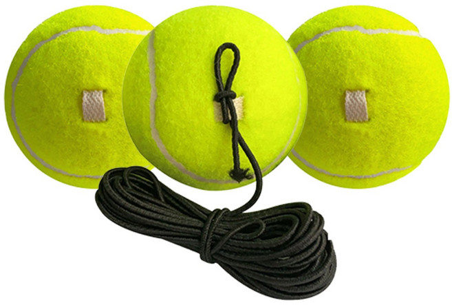 리턴볼 테니스공 고무줄 왔다갔다공, 3개