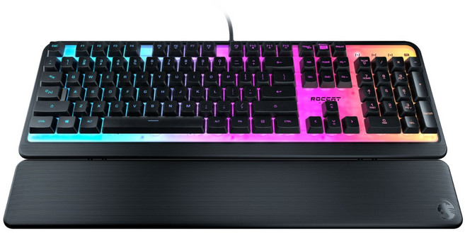 로캣 마그마 MAGMA Membrane 게이밍 멤브레인 키보드(영문자판), 블랙(영문), ROC-12-582/TB-ROC-12-582, 적축
