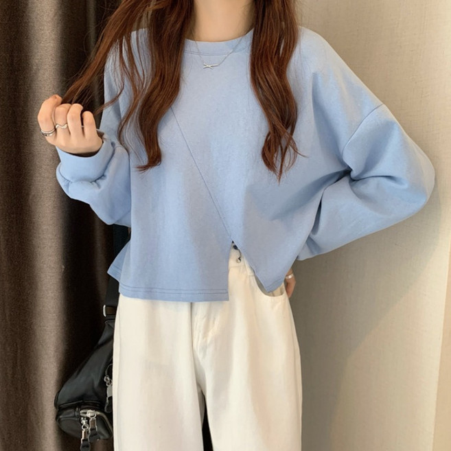 Havos 해외직구 무난히 편안하다 레이어드티 출근 통근 필수 긴팔면티