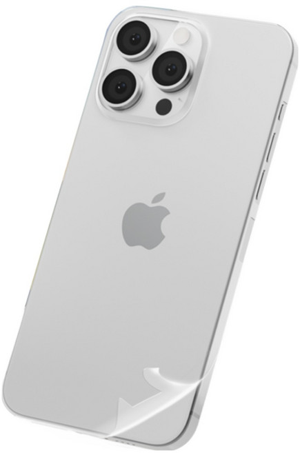 5세컨즈 부착이 쉬운 후면/측면 테두리 커버 지문방지 보호필름 2매, 2개