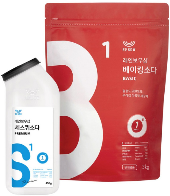 레인보우샵 다목적 세정 2종 세트, 1세트, 3.45kg