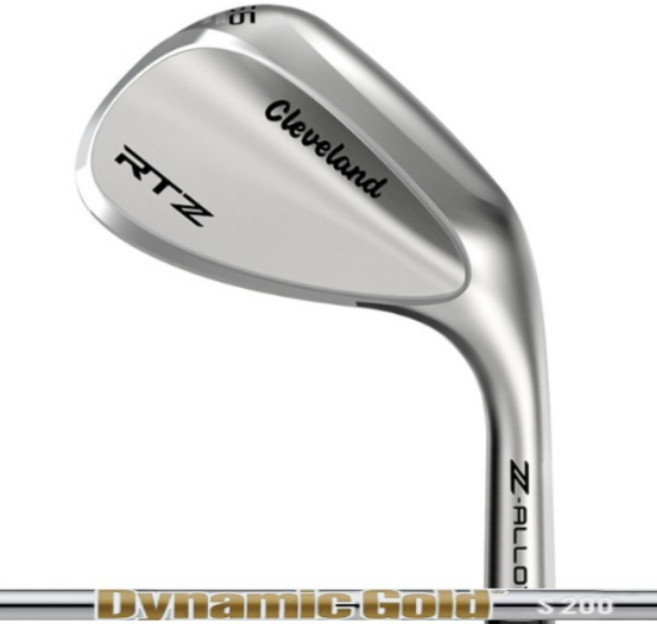 클리브랜드 RTZ 웨지 투어사틴 던롭코리아 정품 DYNAMIC GOLD S200 샤프트, 60도