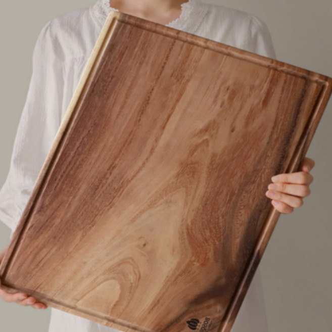 베르디홈 프리미엄 특대 원목 도마 대형 플레이팅 50cm, 1개