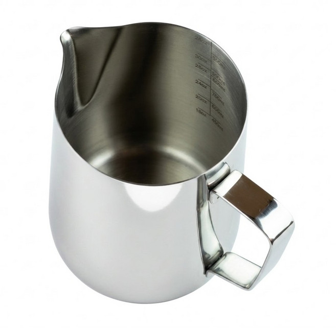스팀피쳐 밀크저그 라떼아트 눈금형 350 600 1000 1500 ml 우유거품기, 1000ml, 1개