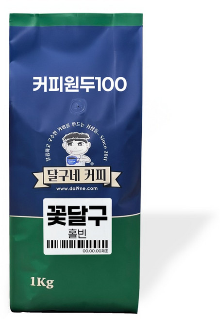 달구네커피 꽃달구네 블로썸 블렌드 올뉴 리뉴얼! 더 풍성해진 향미로 완성되는 굿모닝커피, 1kg, 홀빈(분쇄안함), 1개