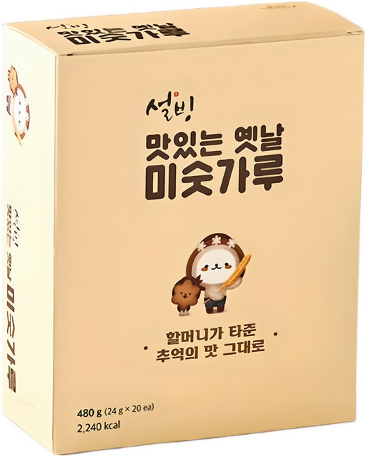 설빙 옛날 미숫가루, 480g, 2개