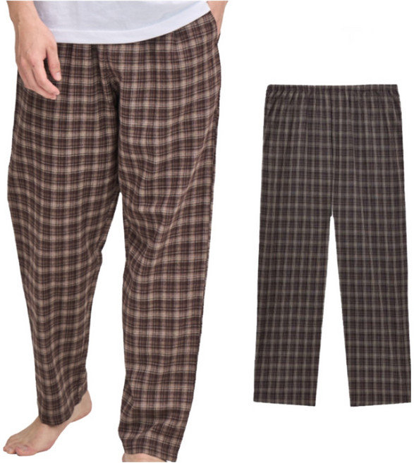 홈이 트라이 따뜻한 기모 파자마 주머니 있는 잠옷바지