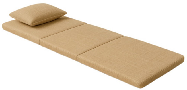 슬립존 3단 접이식 단단한 토퍼 매트리스