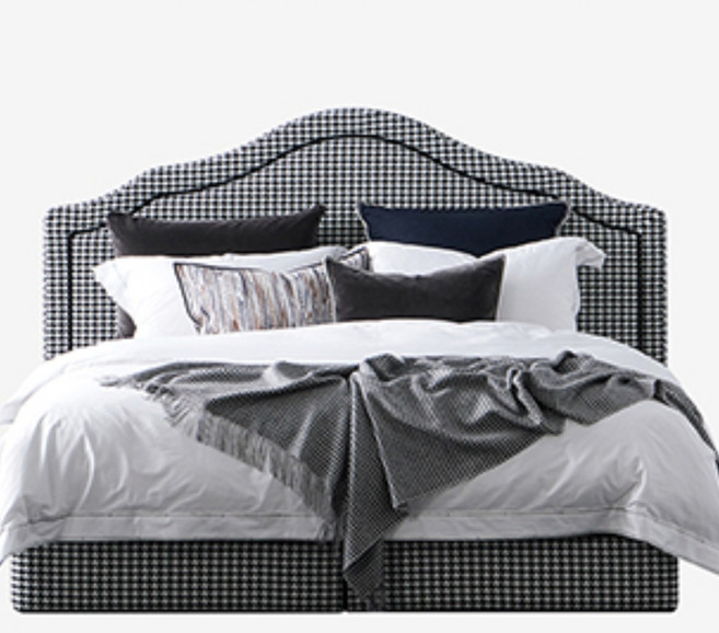 [시몬스] 아를라. 뷰티레스트 탠저린. 퀸 침대, 블랙