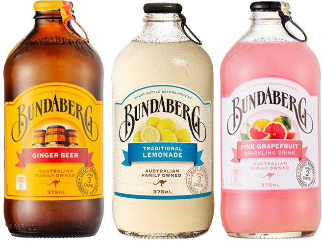 분다버그 3종믹스 핑크자몽4병+진저비어4병+레몬에이드4병, 12개, 375ml
