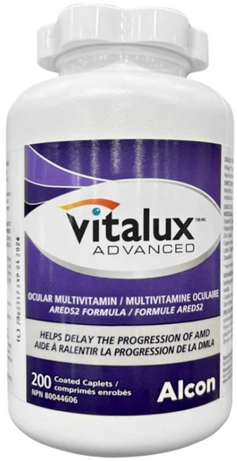 Vitalux 비타럭스 루테인 제아잔틴 멀티비타민 200정, 1개 - 쿠팡