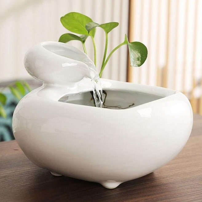 앤트앤비 인테리어 힐링테라피 미니 분수대 212, 02 화이트