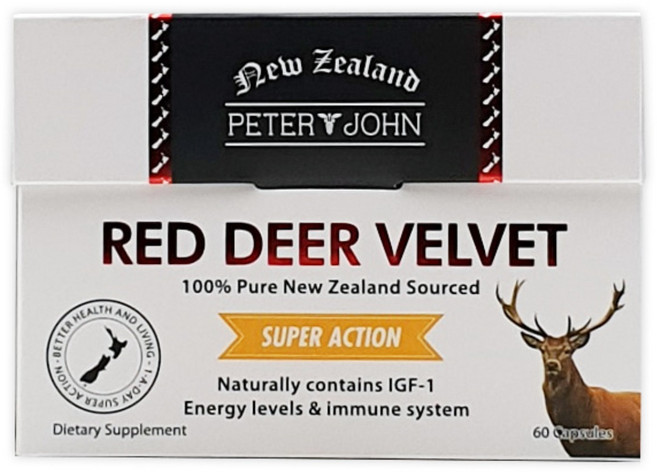 뉴질랜드 디어 벨벳 녹용, 1개, 60정