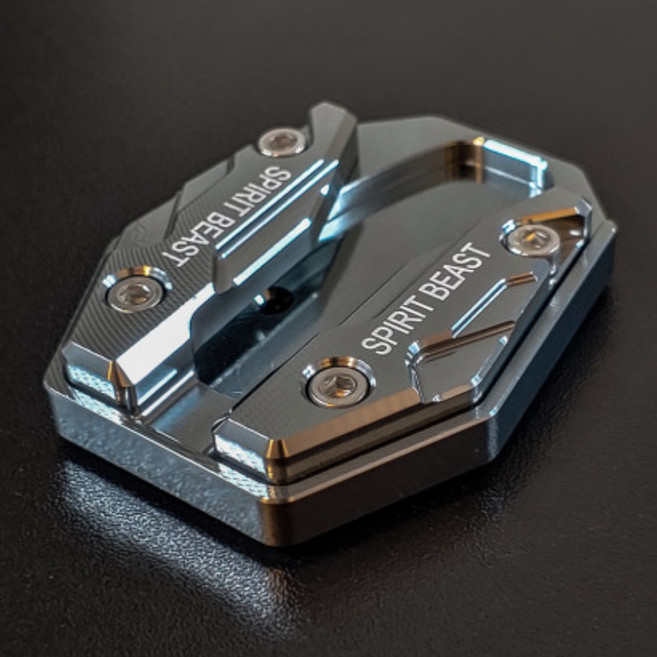 혼다 비전110 21년이상 스탠드클립 말발굽 사이드클립, 1개, 티탄