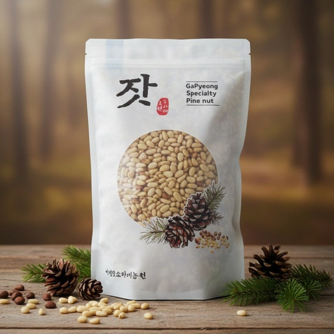 2026 햇잣 가평대표 국산잣 판매 소라네잣, 1kg, 1개