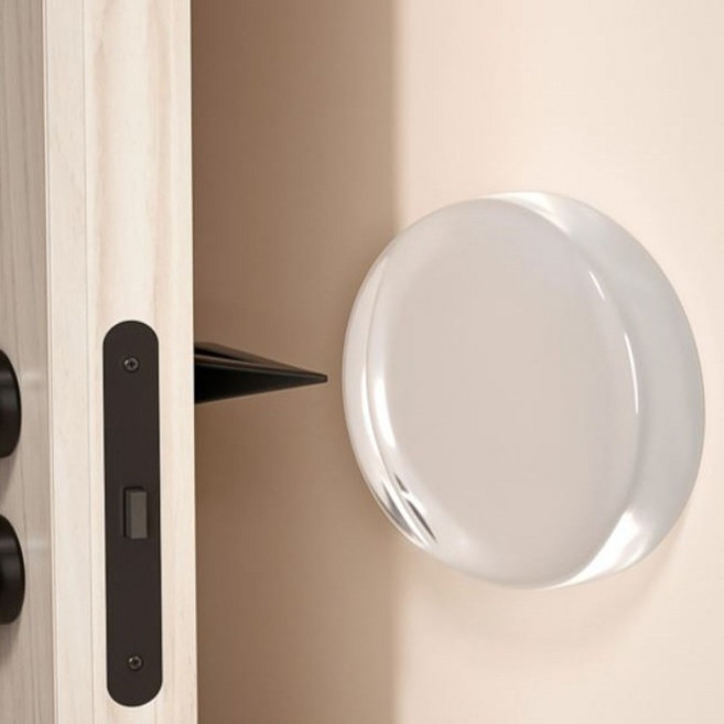 더채러티하우스 소음 방지 도어 쿠션, 원형, 6개