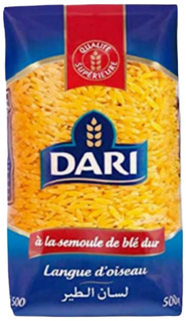 Premium Dari Traditional Durum Wheat Pasta (Piyale Risi) Arpa Sehriye 프리미엄 모로코산 다리 듀럼 밀 파스타, 1개, 500g