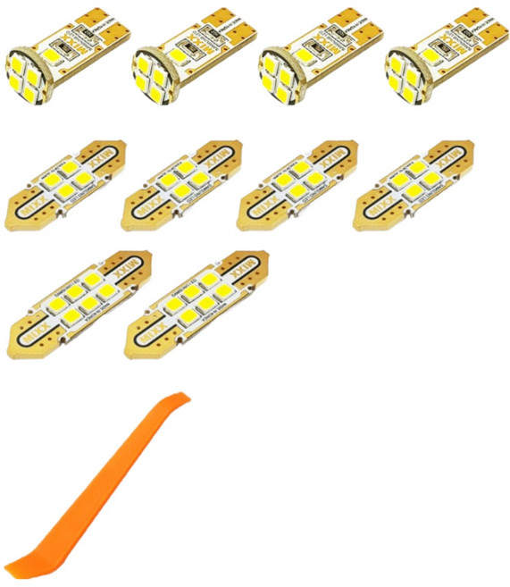 믹스 차량용 LED 실내등 풀세트 + 리무버, 현대 아반떼HD 2010년~, 1세트