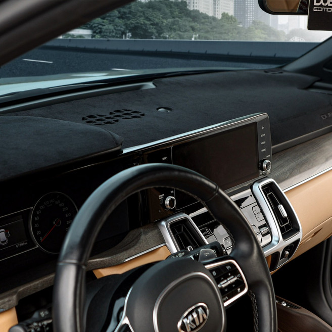 더뉴스포티지NQ5PE DUB 시그니처 벨벳 논슬립 대쉬보드커버, 24년11월~/HUD유/KK294