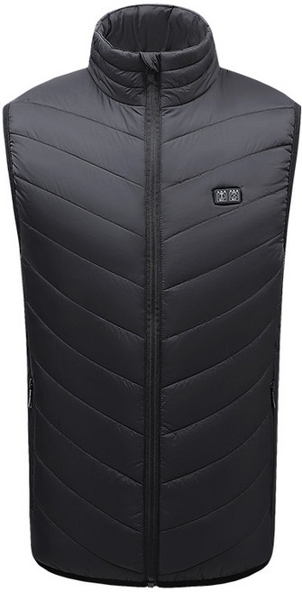 JM 발열패딩조끼 보조배터리포함 3단조절 열선 온열 골프 캠핑 낚시 여행 차박 산악