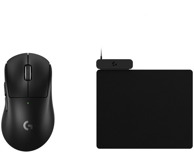 로지텍 지슈라2 덱스 G PRO X SUPERLIGHT 2 DEX 무선 게이밍 마우스 + 파워플레이 무선 충전패드, 블랙, DEX + 파워플레이2