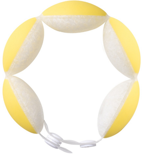 엠팩플러스 아이스링펫 넥쿨러 반려동물 넥쿨러 강아지 고양이 쿨스카프, 1개, 옐로우