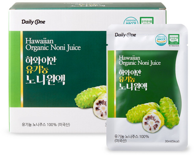 데일리원 하와이안 유기농 노니원액, 900ml, 1개