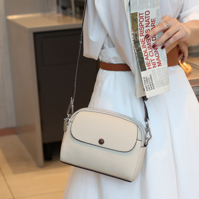 나이스나 천연 소가죽 데일리 미니 크로스백 ETC-87