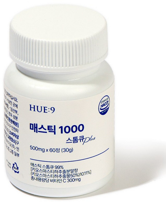 휴나인 매스틱 검 1000 스톰 큐 무농약 양배추 PLUS, 1개, 60정