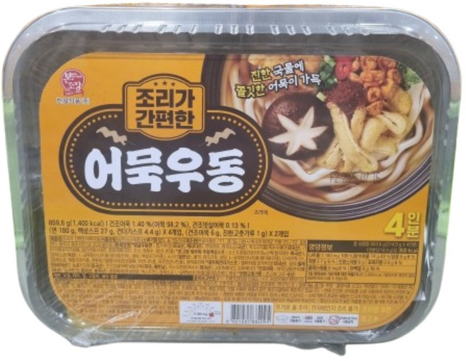 본고장 조리가 간편한 어묵우동 [트레이더스], 1개, 859.6g