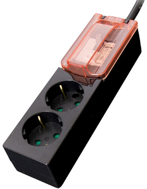 국산 고용량 멀티탭 2구 3m 과부하 차단 접지 안전 히터 에어컨 냉장고 블랙 콘센트, 1개