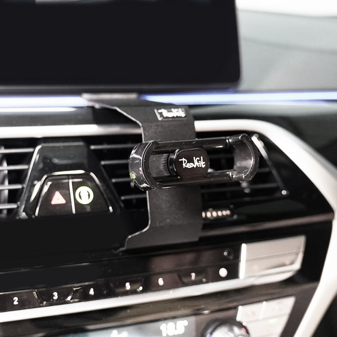 리얼핏 BMW 5시리즈(G30) 휴대폰 거치대, 메탈 17mm 볼마운트, 1개