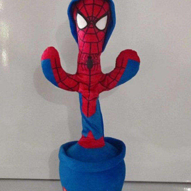 MJS JOYFUL 춤추는 선인장 인형 말따라하는 녹음기능 조절 가능 노래재생, B-09, 1개