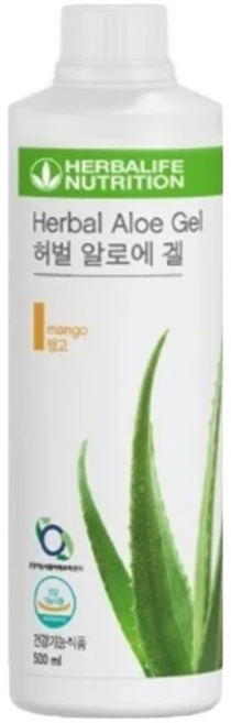 허벌라이프 허벌 알로에 겔 망고맛, 500ml, 2개 - 쿠팡