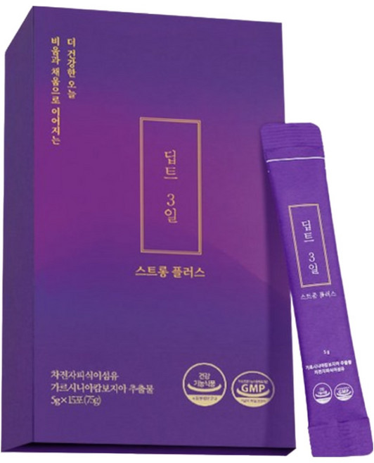 딥트3일 스트롱 플러스 15포, 75g, 1개
