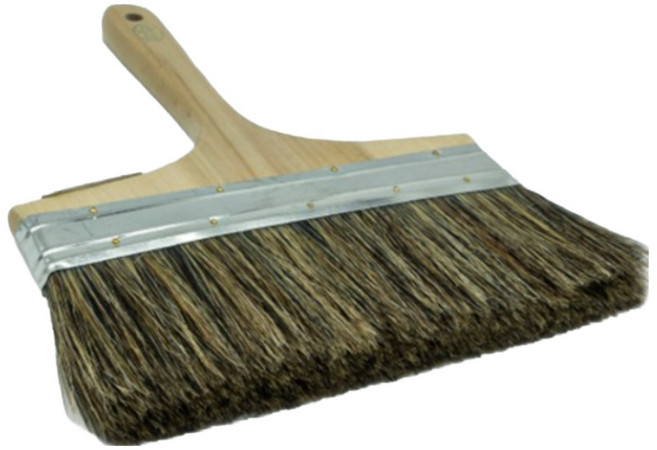 국일 견출붓 페인트 도배붓 미장솔 전문가 붓 10인치 7호, 긴자루, 1개