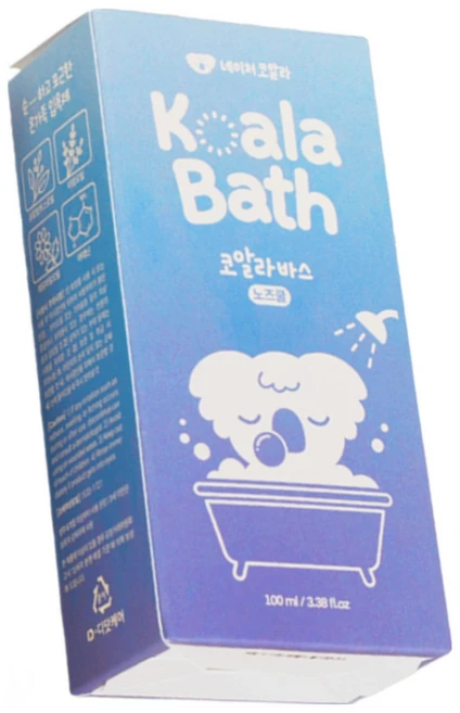 알잠네이처 코알라바스 통잠 프리미엄 버블 입욕제 환절기 감기 바스 코알라바스 통잠 바스 20회 사용, 1개, 100g - 쿠팡