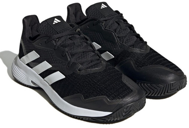 아디다스 남성 하드코트 테니스화 GX 컨트롤 - 블랙 앤 화이트/ 쿠셔닝+접지력 끝판왕 운동화 [국내 매장판]